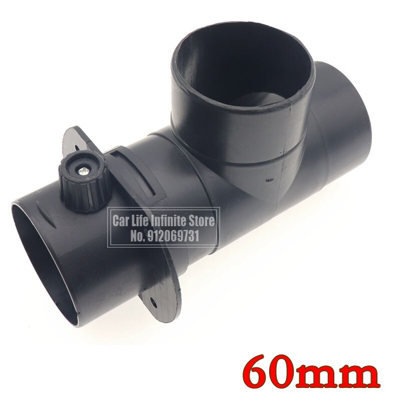 Air Vent Ducting T Stuk 60Mm Elleboog Pijp Uitlaat Uitlaat Connector Joiner Voor Webasto Eberspaecher Diesel Standkachel