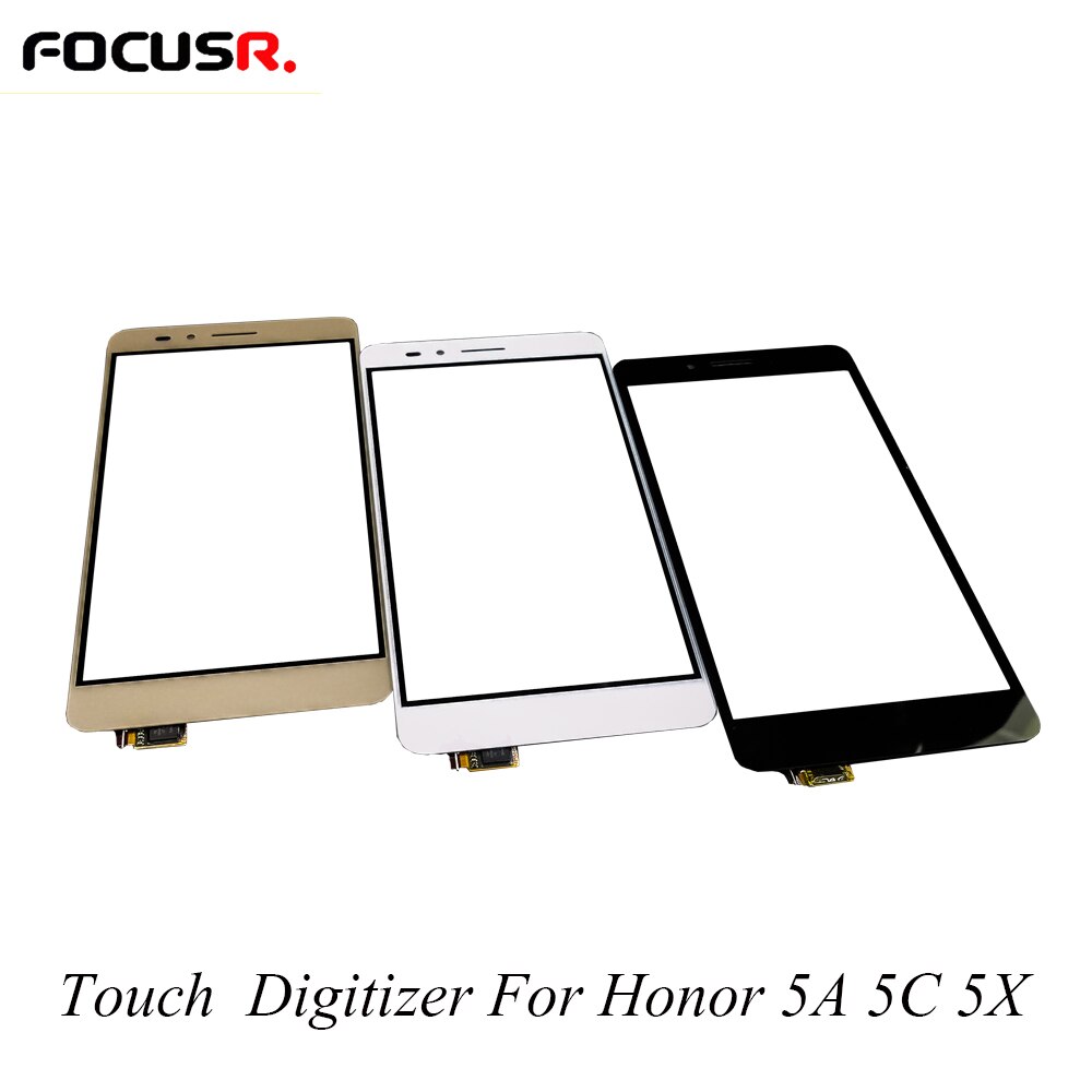 LCD Screen Glass Touch Digitizer Outer Glass Replacement For Huawei Honor 5A 5C 5X Mobile Phone Touch Panel Repair Parts