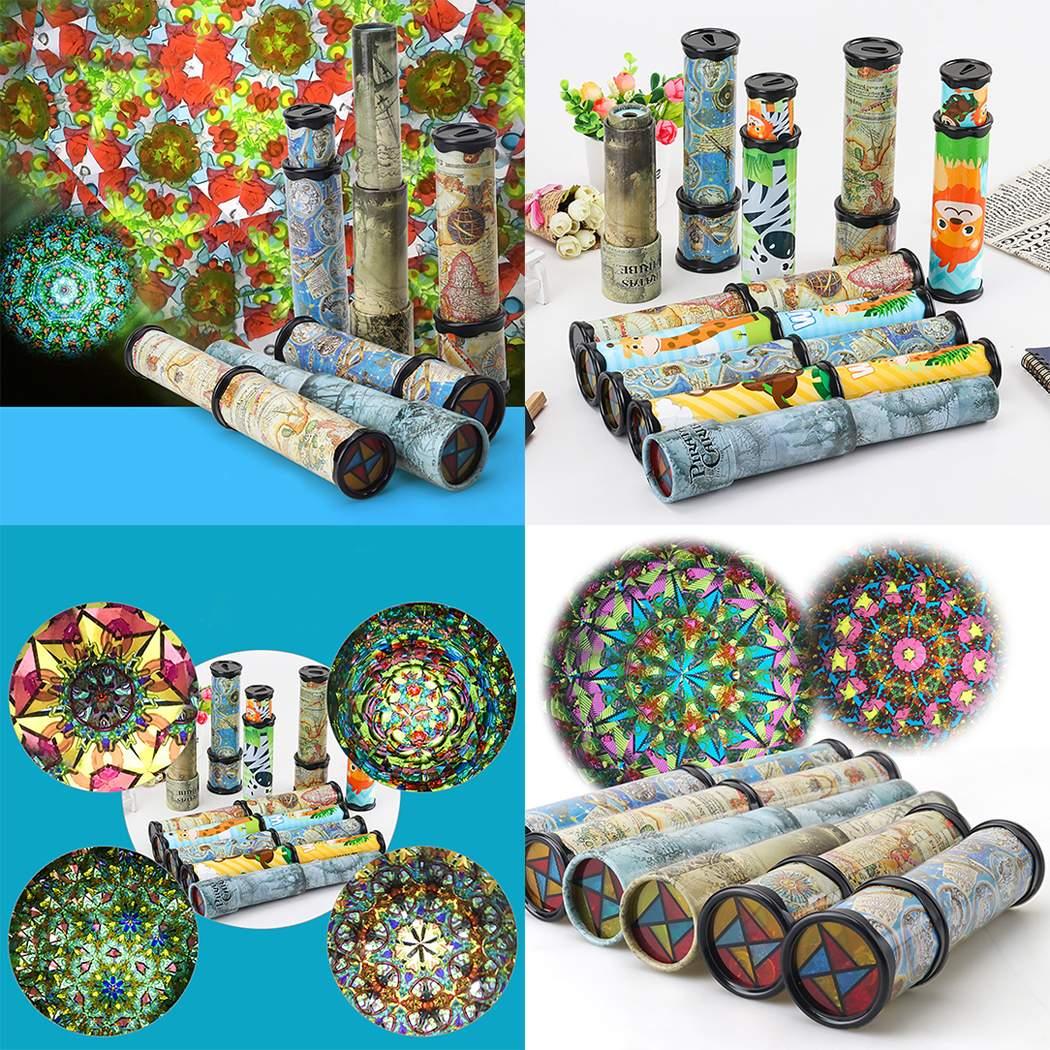 Kinder Einstellbare Farbe Drehung Kaleidoskop Spielzeug AB54527, AB87914, AB87925 Puzzle> 3 Jahre Alt Spielzeug