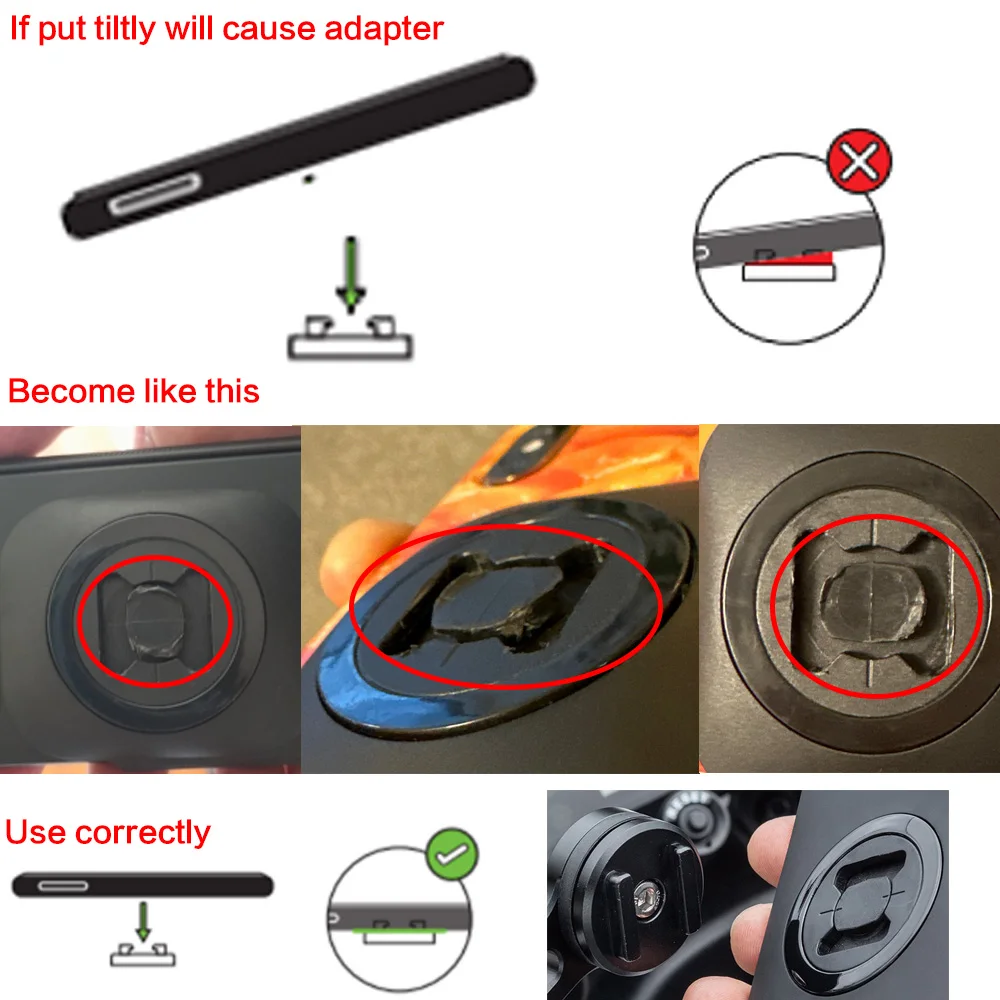 M8 mobiltelefonholdere for motorsykkelstyreforhøyere, brakett for gps-navigasjon, mobilmonteringsstøtte med universaladapter for 3m motorsykkel