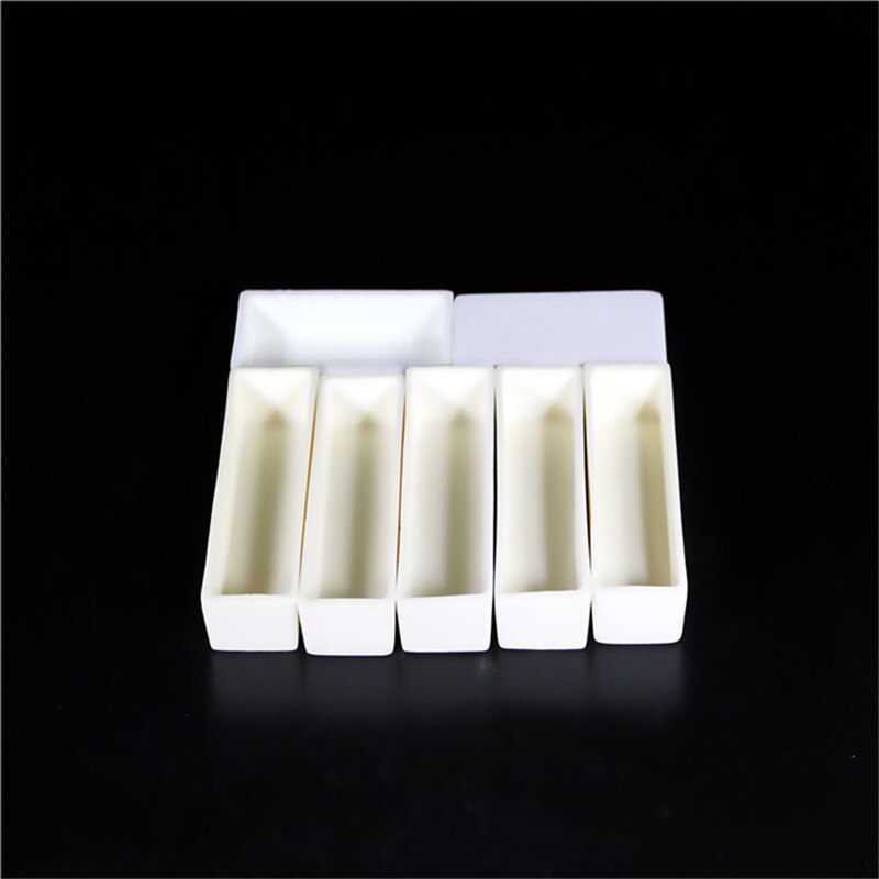99.5%  firkantet korund digel  /5ml 4522/  temperatur 1600 grader / sintret keramisk digel