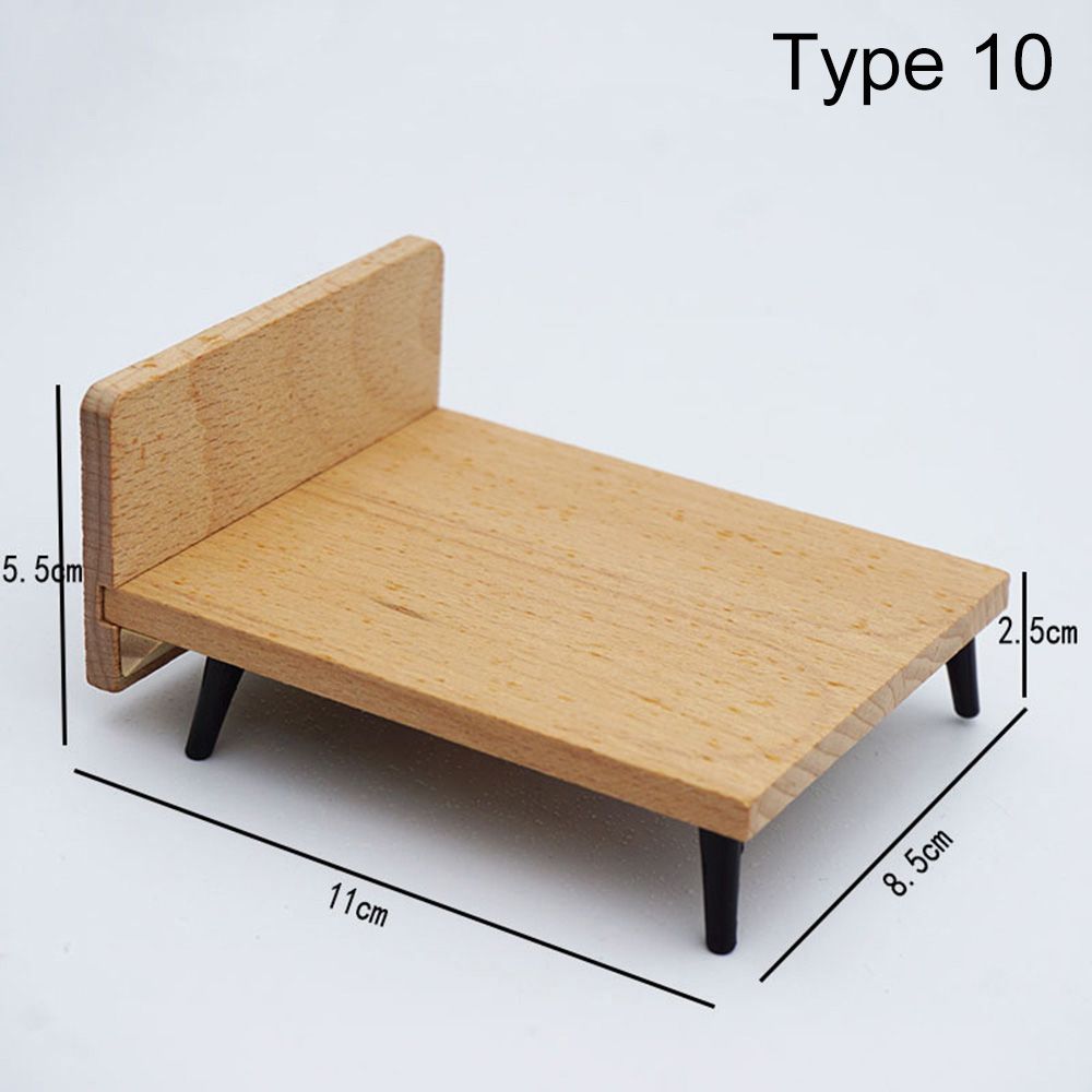 1:12 Schaal Poppenhuis Miniatuur Meubels Sofa Bed Kledingkast Tv Kast Mini Inrichting Scene Model Spelen Huis Micro Landschap: Type 10
