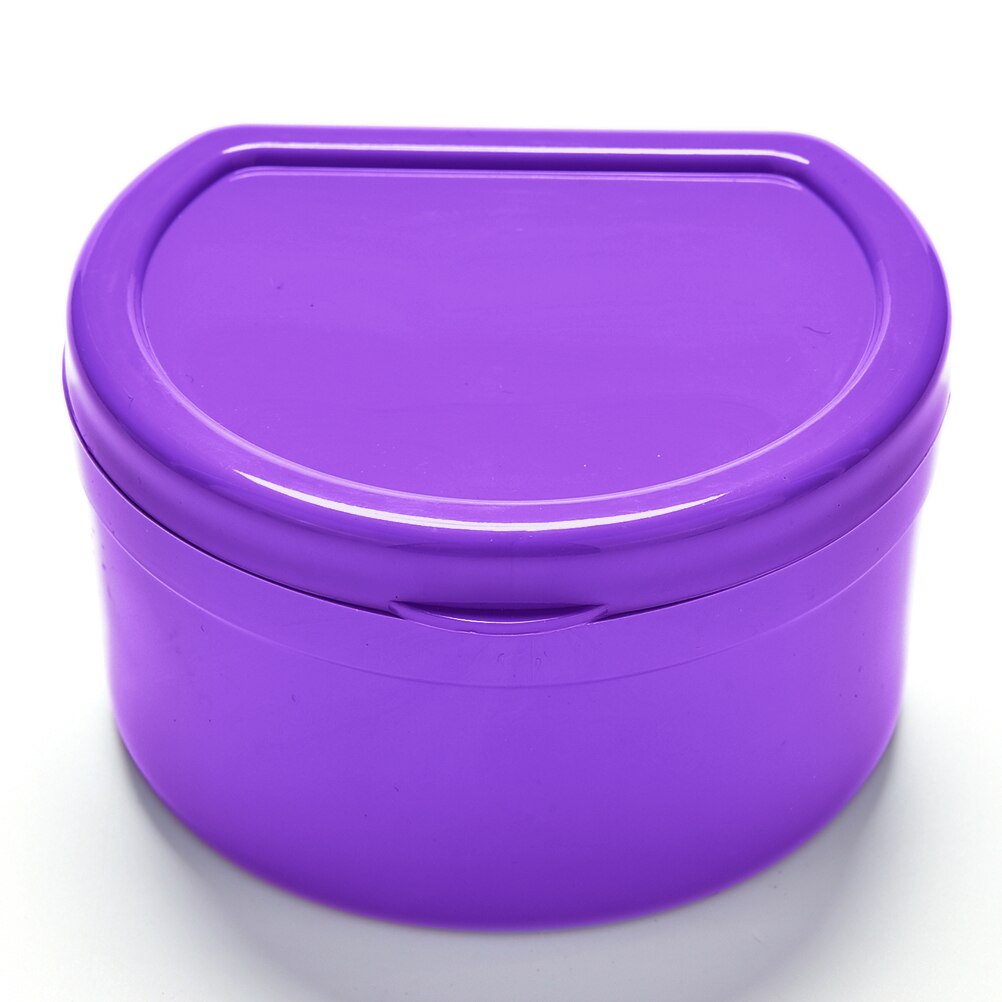 Protector bucal para evitar la dentadura postiza, esnórquel, con caja de almacenamiento, ayuda para dormir, elimina los ronquidos: Purple