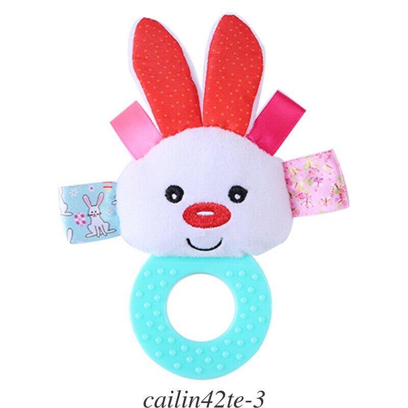 Baby Kleinkind Kind Krippe Kinderwagen Playmat Gym Aktivität Sensorischen Weiche Spielzeug Tier Spielzeug Handbell Baby Rasseln Plüsch Pädagogisches: Rabbit