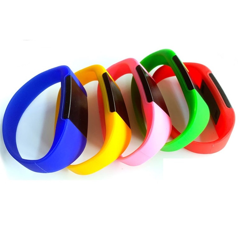 Bracelet RFID en Silicone, 125KHZ, étanche, noir, proximité de piscine, 1 pièce, TK4100, RFID