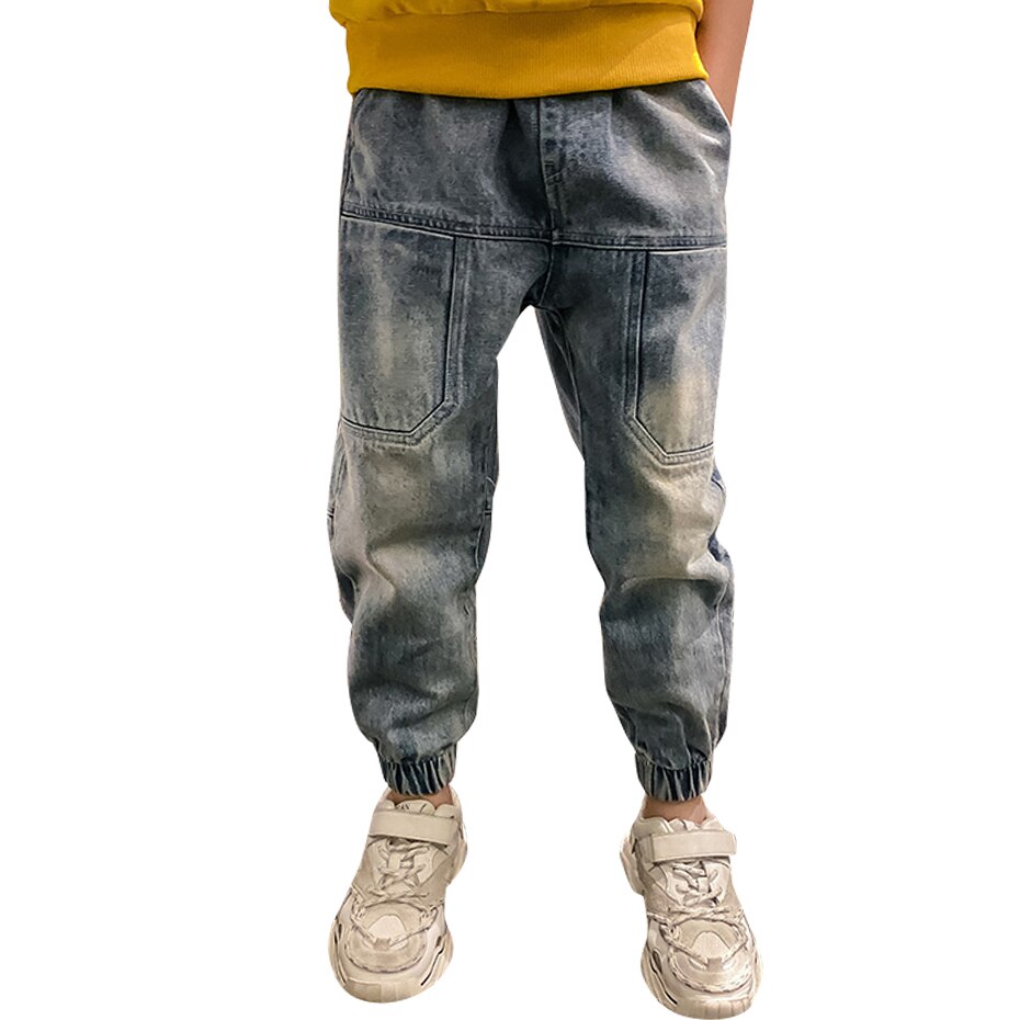Jean pour garçons coton rembourré enfants jean pour garçon épais enfants Denim jean automne hiver vêtements pour garçons 6 8 10 12 14