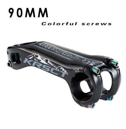 Krsct cnc road bike trunk mountainbike mtb stam  -20 grader 28.6 * 31.8mm * 80/90 / 100mm cykel cykel delar cykel skaft: 90mm