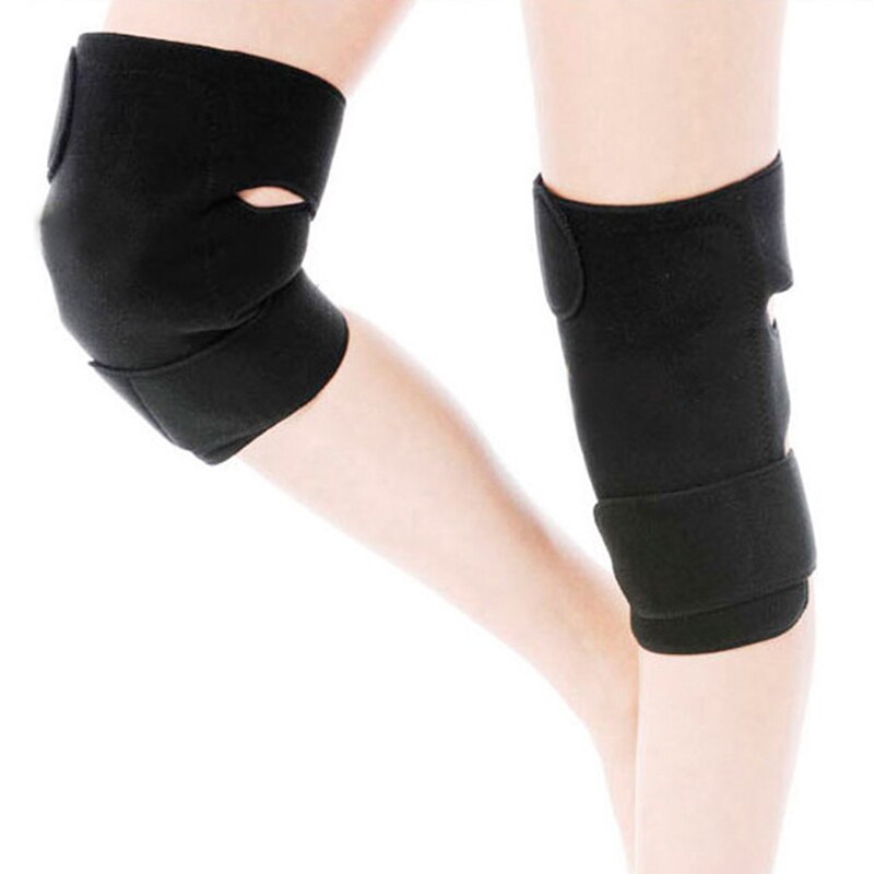 2 Stuks Zachte Kniebrace Ondersteuning Spontane Verwarming Bescherming Magnetische Therapie Gezondheid Knie Care Protector Knie Pads Voor Mannen Vrouwen