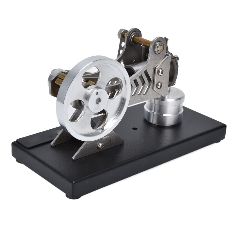 Motor Stirling de vacío completamente de Metal, turbina de Gas , conjunto de modelos de motor de vapor, juguete de experimento físico,
