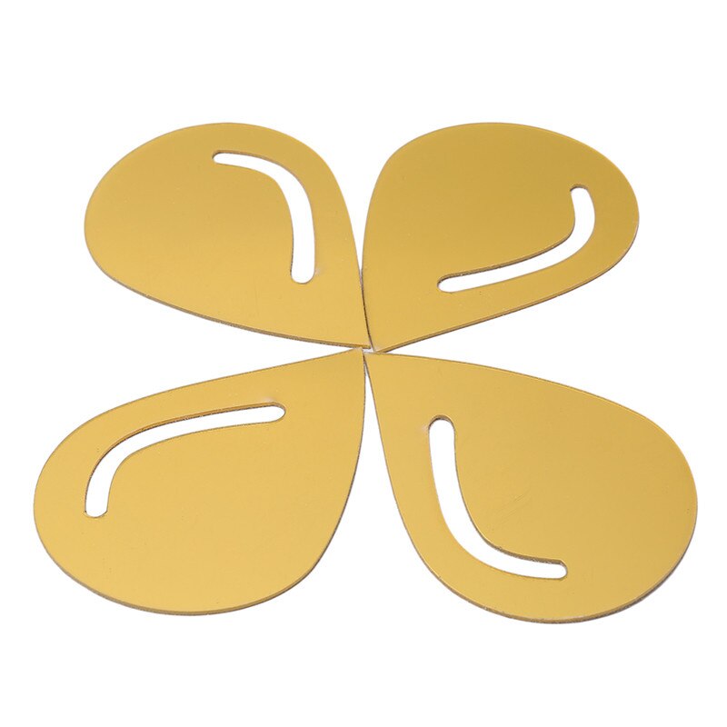 Acrylic Mirror Sticker Self Adhesive Wall Sticker Personality Raindrop Wall Sticker For Bathroom Glass Home Decor