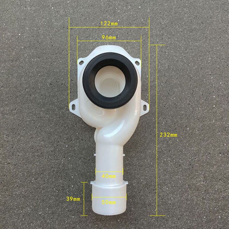 Pisuar spłukiwanie i dezodoryzacja rura ściekowa pisuar plastikowa rura odpływowa rura wylotowa