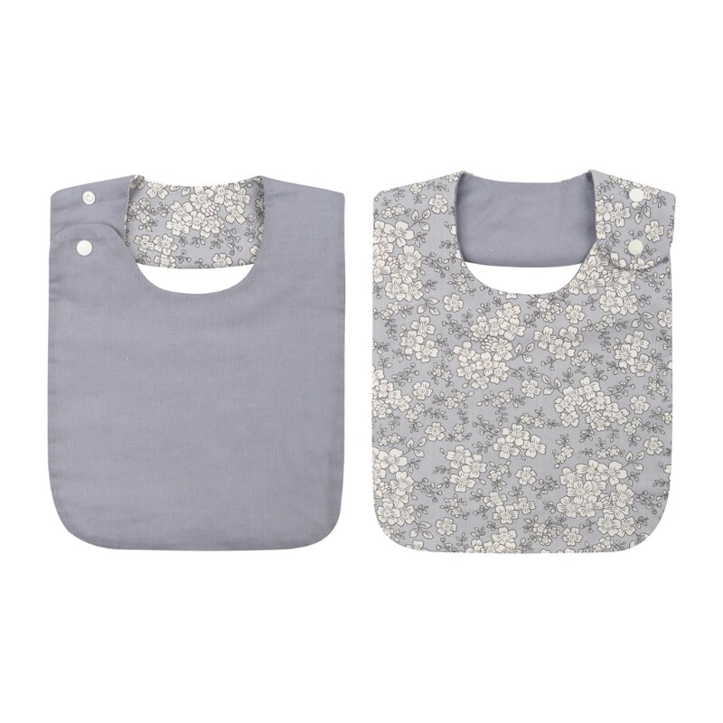 Asciugamano Saliva in cotone con bavaglino impermeabile per bambina