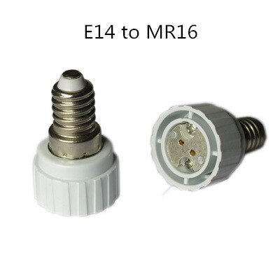 LED Adapter E27 To E14 B22 MR16 GU10 G24 G9 Bulb Holder Converter Socket Bulb Lamp Holder Plug Extender For Lighting: E14 to MR16