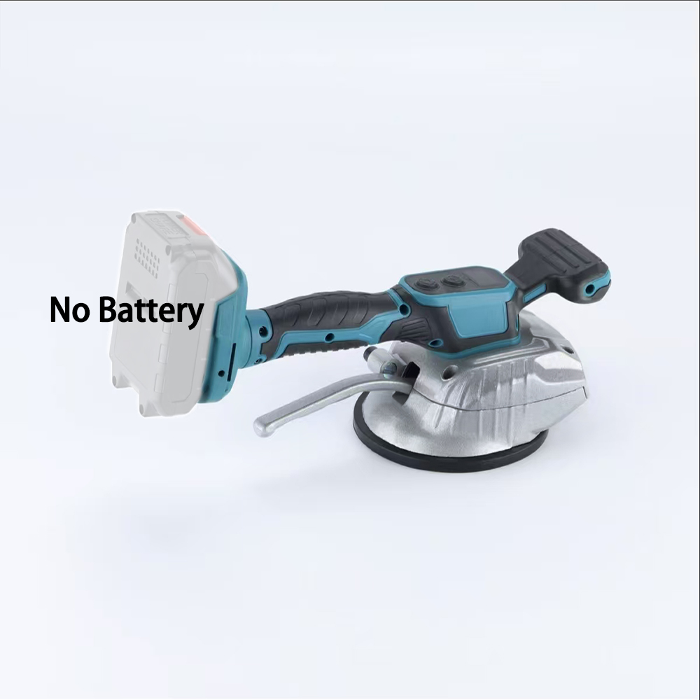 Flisemaskin med høy lastekapasitet, vegg- og gulvflislegging, vibrerende verktøy, 8 justerbare, passer til makita 20v batterier (uten batteri)