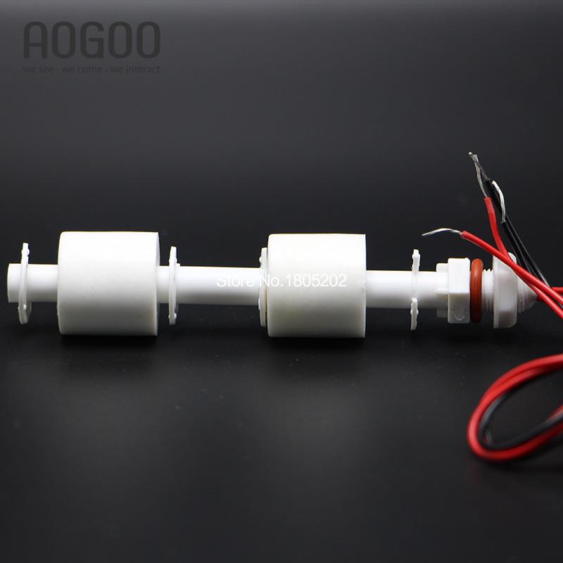 M10*100MM Dual Level Control PP Water Level Sensor Liquid Plastic Float Switch Tank 110V ZP10010-2-52 1A1