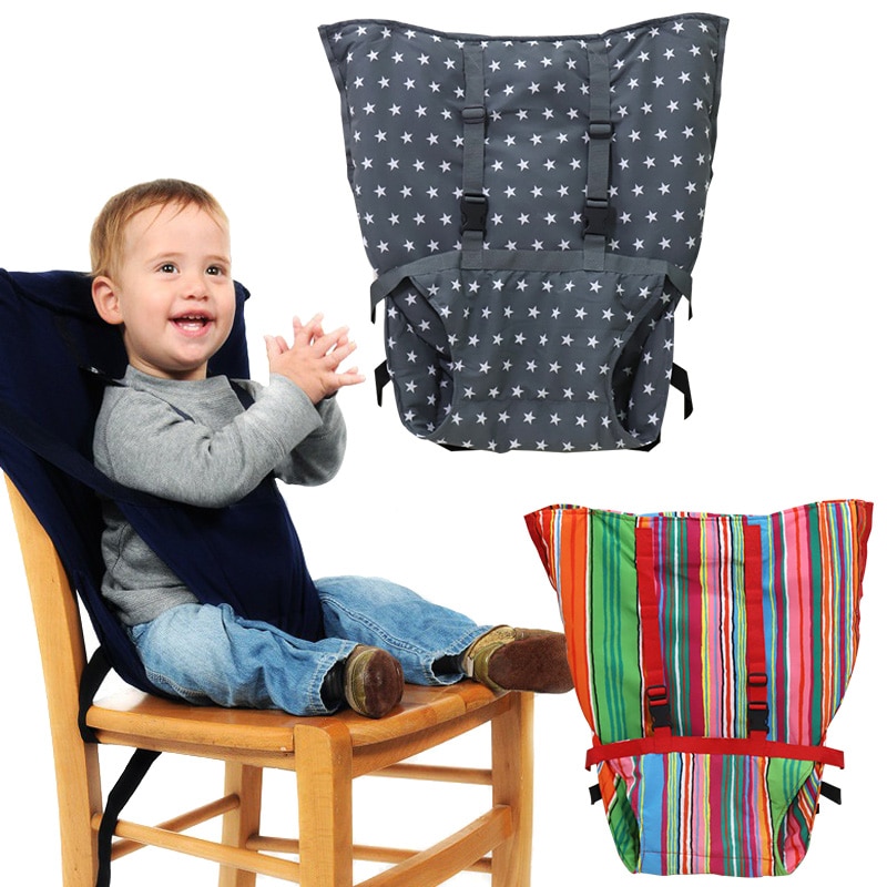 Baby stol sikkerhed bælte bærbar spædbarn sæde spædbarn fodring høj stol sele bælte bærbar baby frokost spisestue pudebetræk