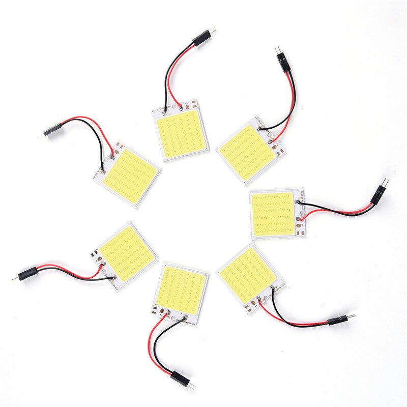 Car Interior Panel Lights Dome Lamp Bulb+Parts 48 SMD COB LED T10 4W 12V Light Long Life expectancy Automobile lamp