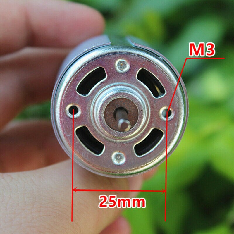 RS-550 Motor DC 6V 9V 12V 22000RPM High Speed Large Torque Electric Drill Garden Tools Toy Motor