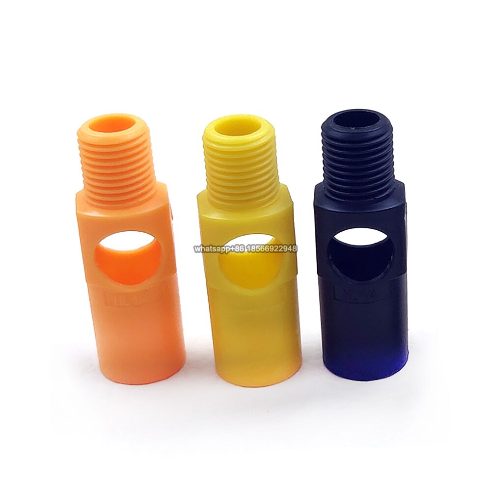 Mini Plastic PP Venturi Mixing Jet Nozzle Plastic Eductor Nozzle Flow Mixed For Plating Tanks Fertilizer Tank: 1 of 4 long