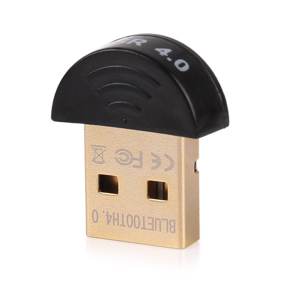 Mini adaptador Dongle USB con Bluetooth V4.0, Dongle inalámbrico de modo Dual CSR 4,0 para ordenador portátil, PC, Win Xp, teléfono Win7/8