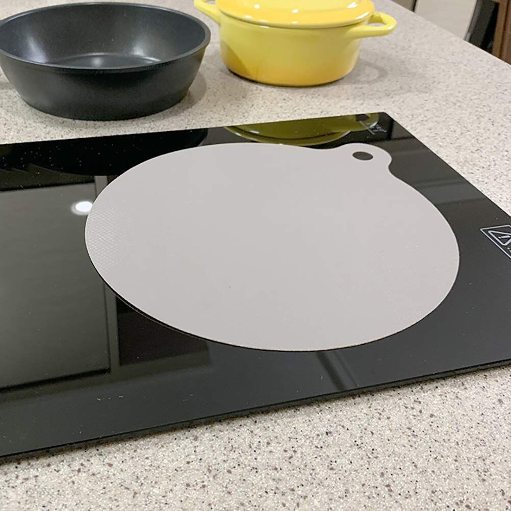 Induction Cooktop Mat Non-Slip Electric Cooktop Protective Pad Reusable Kitchen Protective Heat Insulation Pot Mats