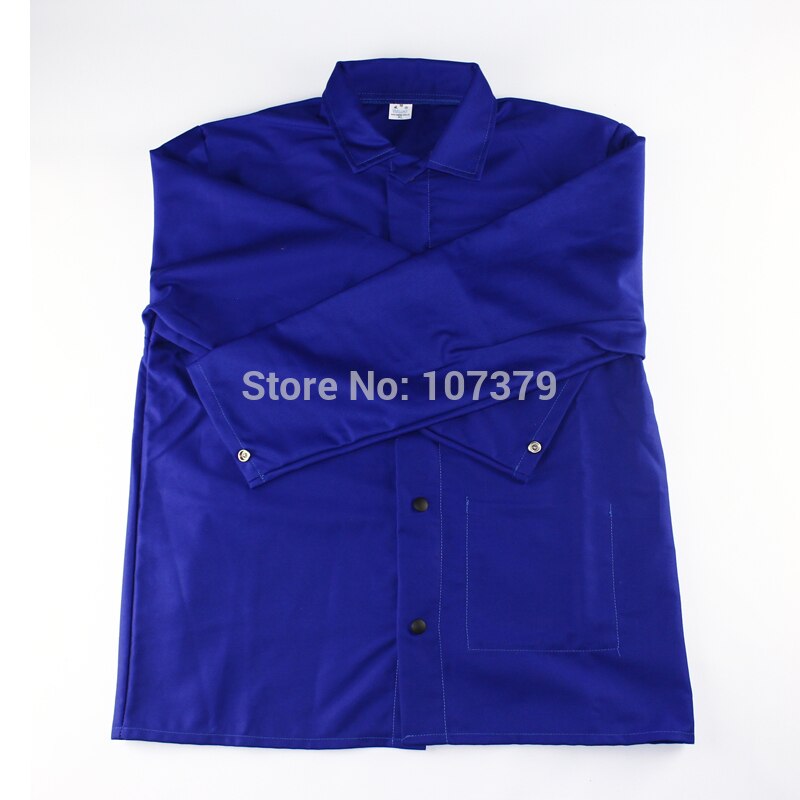 FR Cotton Welding Jackets Fire Resistant Cotton Coverall Sweat Absorbing Breathable Flame Resistant Work Clothing