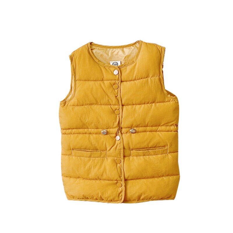 Bomullsvest til låve til høst og vinter babyvest smålåve jente vinterklær takrenne Vest
