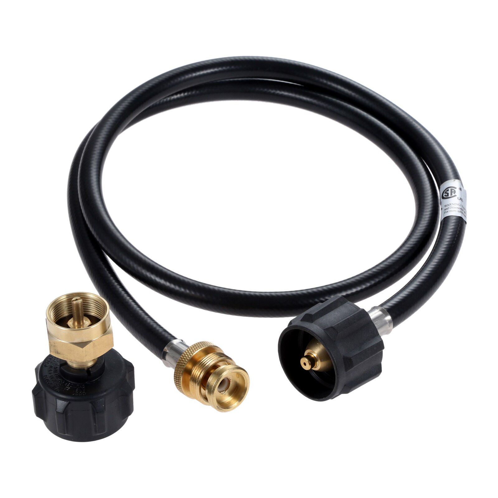 Propane Refill Adapter with Hose Replacement for QCC1/Type1 Tank Connects 1 LB Bulk Portable Appliance to 20 lb Propane Tank