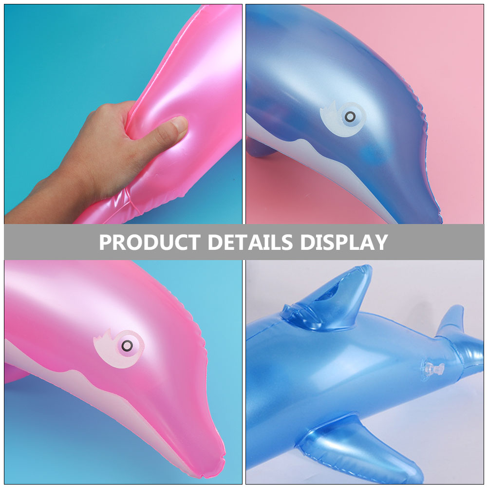 12 aufblasbare delfin-spielzeuge, delfin-dekorationen für partys