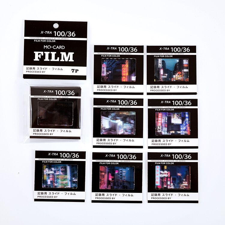 Jianwu 7 ark retro film husdjur collage kort klistermärken dekorationsmaterial gör-det-själv klippbok dagbok telefon album brevpapper: Yemunihong