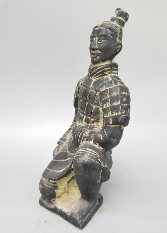 Chinese archaize Terra Cotta Krijgers soldier Brons ambachten standbeeld