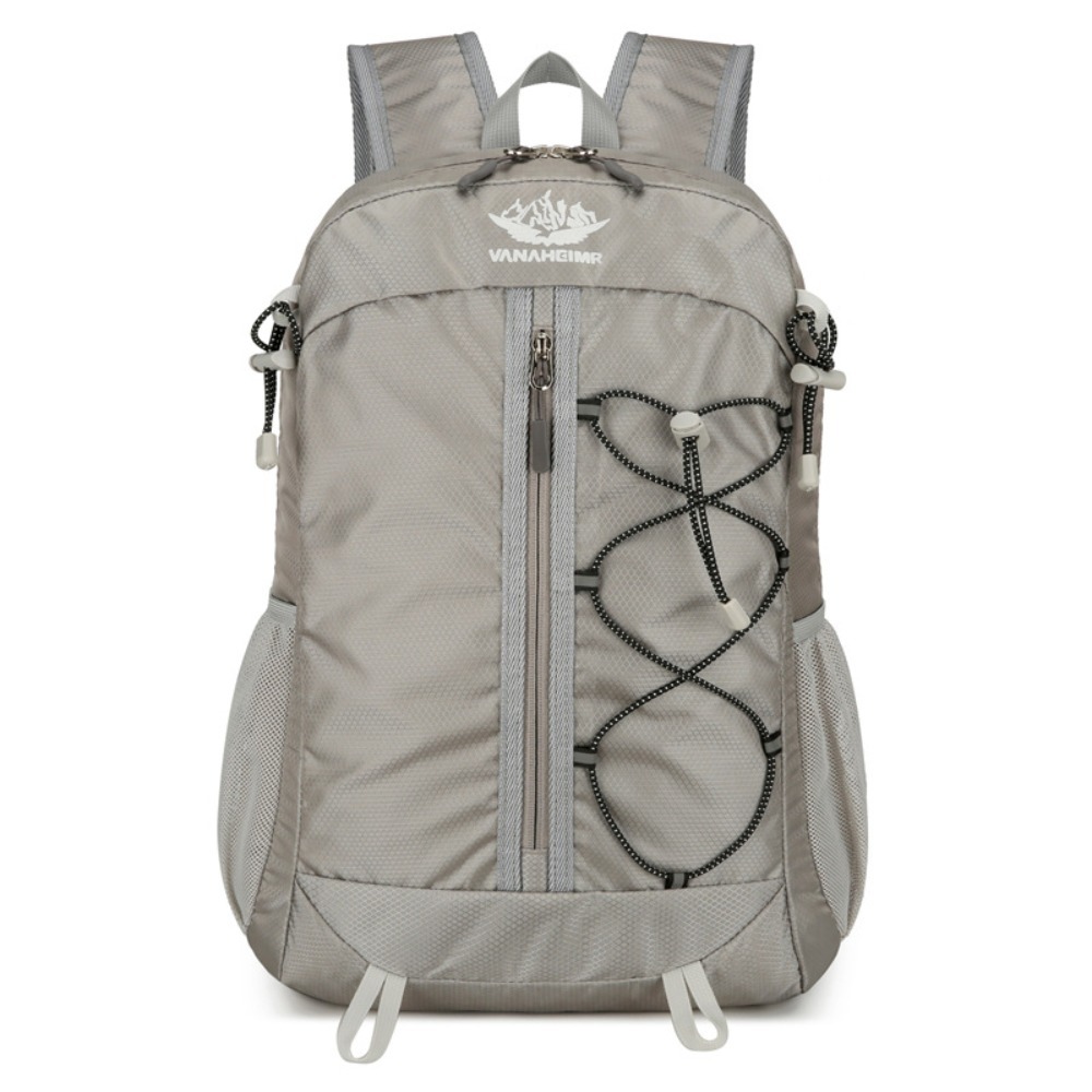 Sac à dos d'équitation de montagne pour hommes, ultraléger, multifonctionnel, pliable, pour loisirs, grande capacité, sac de voyage: Black