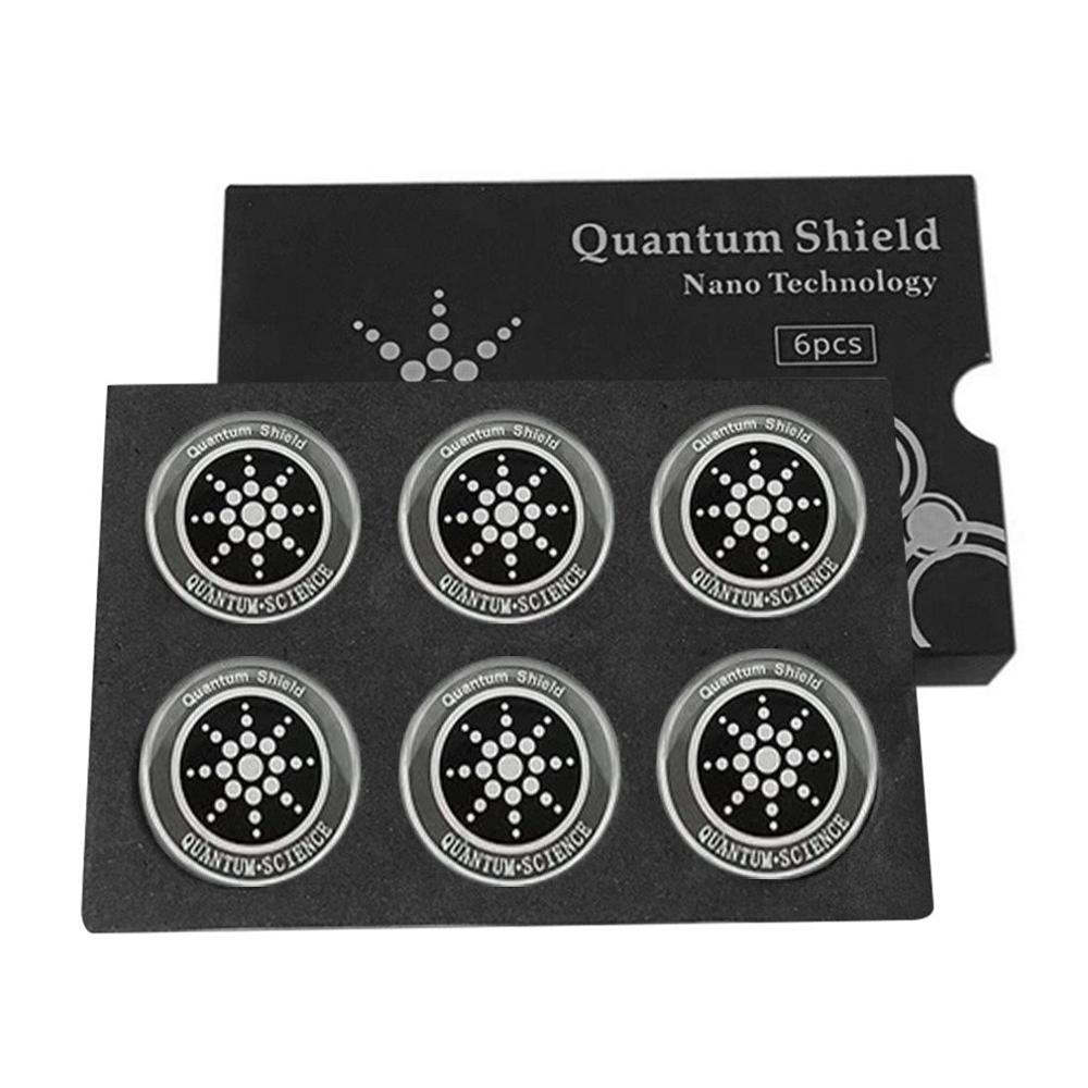 6Pcs Shield Sticker Mobiele Telefoon Sticker Voor Mobiele Telefoon Anti Straling Bescherming Van Emf Fusion Excel Anti-Straling: Default Title