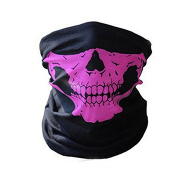 Skelet Skull Bandana Ski Skull Halloween Hals Half Gezichtsmasker Fietsen Ghost Sjaal Nek Bandana Ski Sport Wandelen Sjaals: Roes