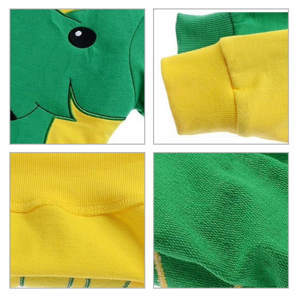 Kleine Jongens Olifant Trui Baby Boy Lente Herfst Mode Casual Kleding Kids Cartoon Patckwork Patroon Outfits Kinderen 2-8T