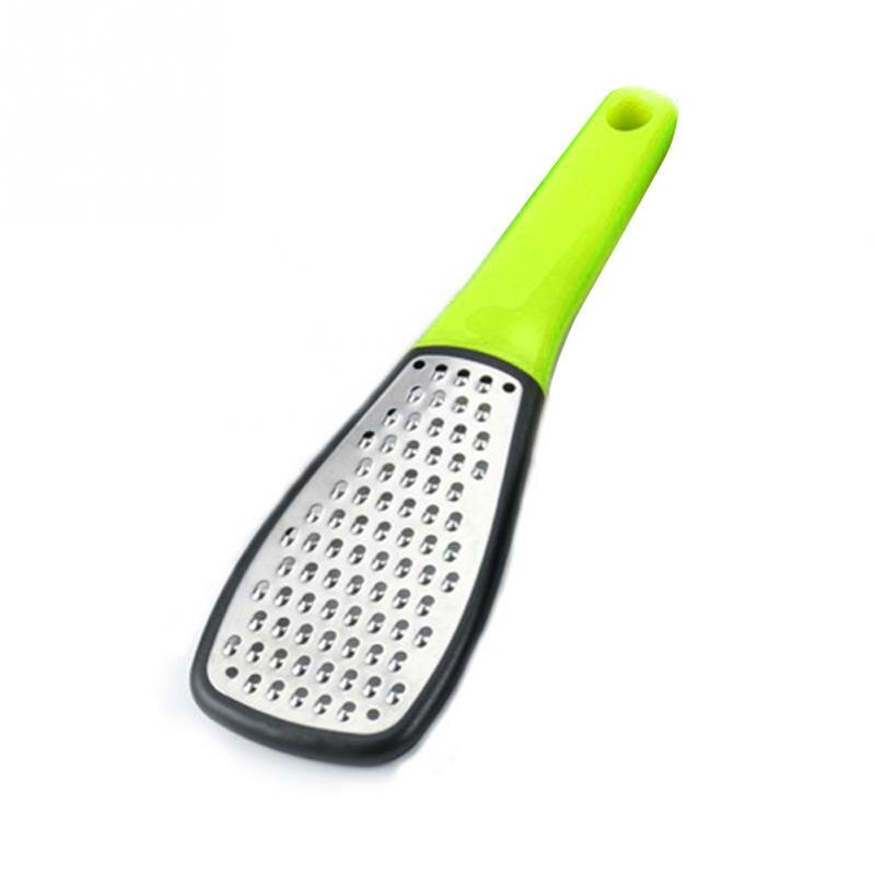 Kaas Rasp Multifunctionele Rvs Scherp Groente Fruit Tool Hand Aangezwengeld Kaas Schaafmachine Chocolade Rotary Slicer: Green Narrow Side