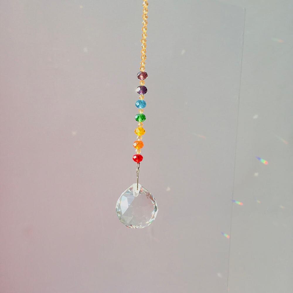 30mm Glas Kristall Ball Prism Anhänger Suncatcher Regenbogen Maker für Fenster, Büro, Garten Dekoration 2 pack/set
