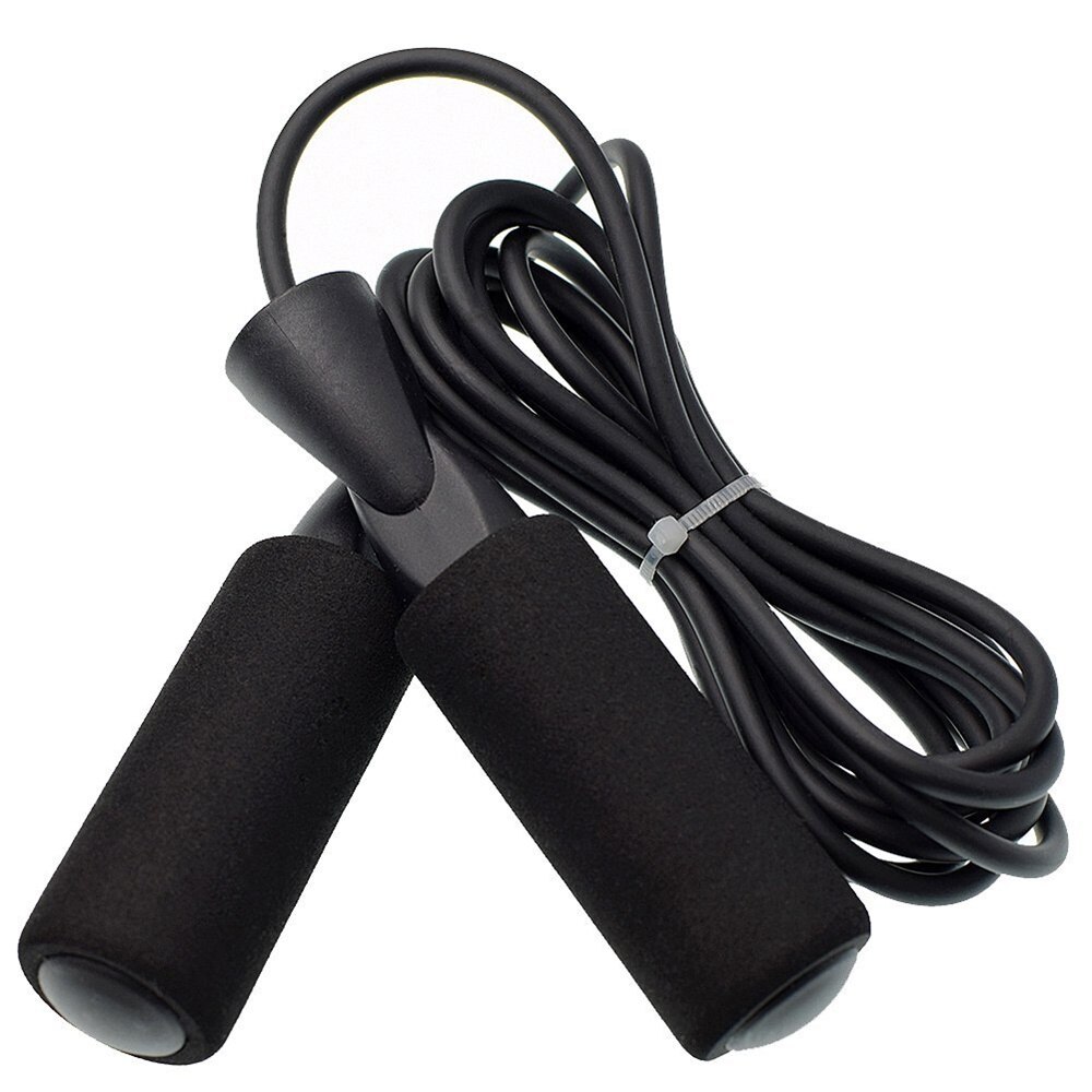 Fitness bearing skipping rope jumping black sports fitness equipment training gym bearing speed fitness