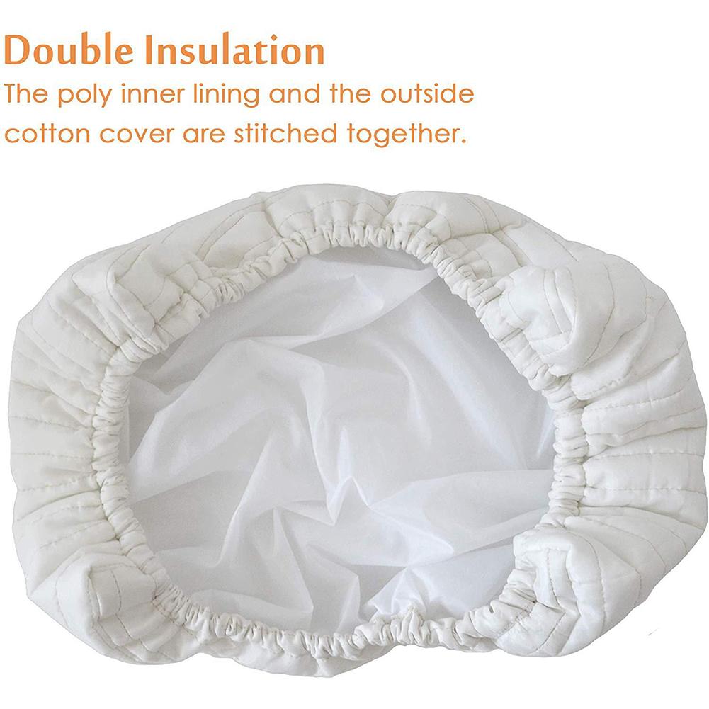 Indoor Air Conditioner Cover Double Insulation Fabric dust-proof Air Conditioner Cover for Outside Units-white