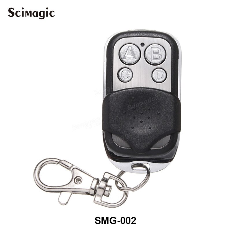 PROTECO TX433/ PTX433 405/PTX433 AZUL Garage Door Remote Control 433.92MHZ Fixed Code Door Command Transmitter Keychain: SMG-002