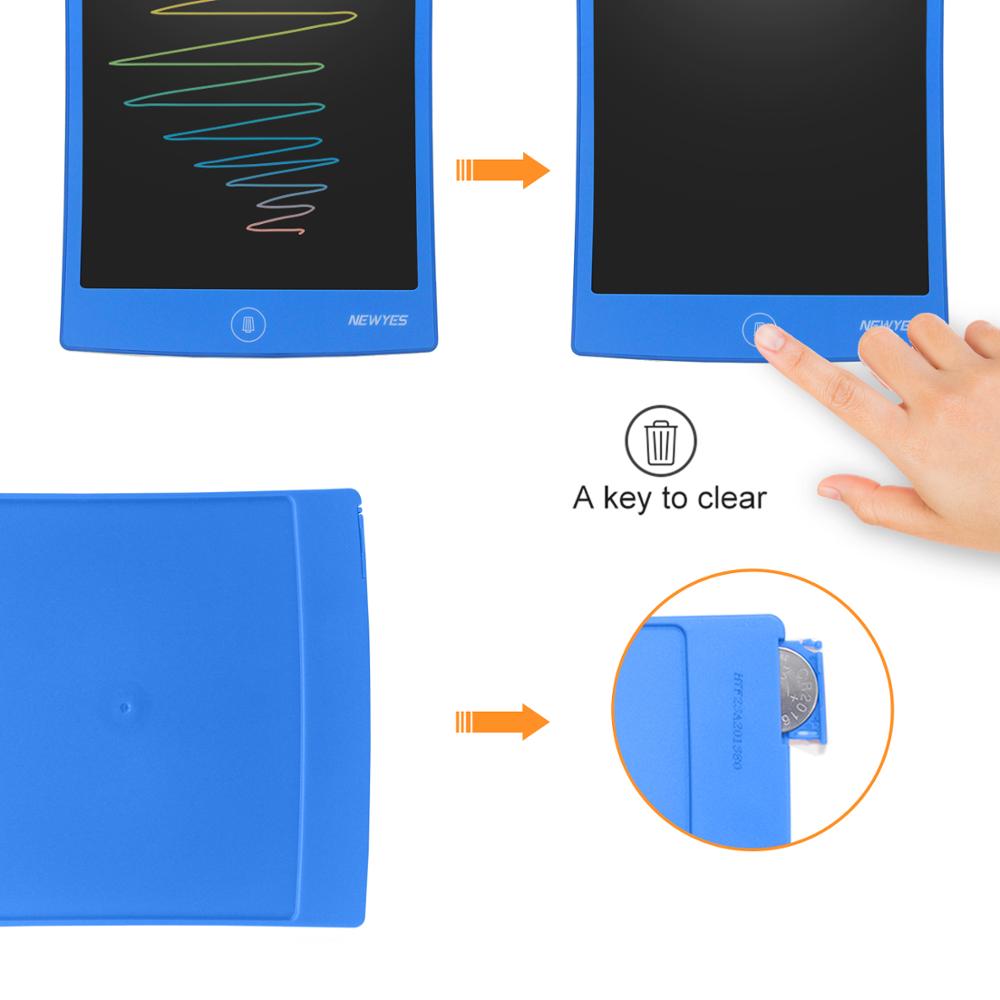 NEWYES 8.5inch Colorful LCD Writing Tablet Electronic Drawing Graphics Board Digital Handwriting with stylus pen Birthday