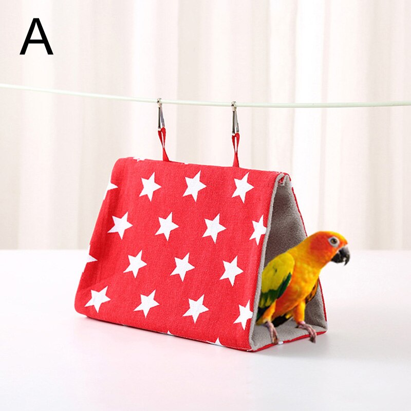 Winter warm vogelnest huis, kooi, pluche, winter warm nest voor vogelkooien, winter papegaai vogelhuis met rond gat, voor grijze cacadu, grijze papegaai, middelgrote en grote papegaaien