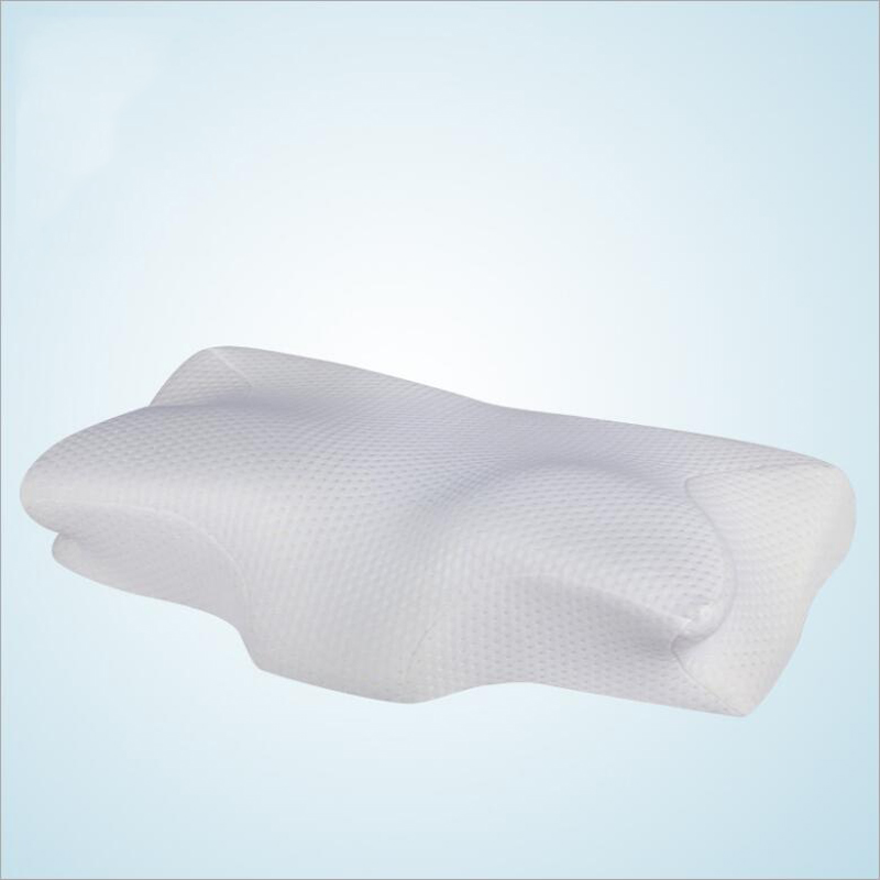 YRHCD Style Slow Rebound Memory Cervical Pillow Horn shaped Orthopedic Neck protection Pillow size in 60x30x13cm: Default Title