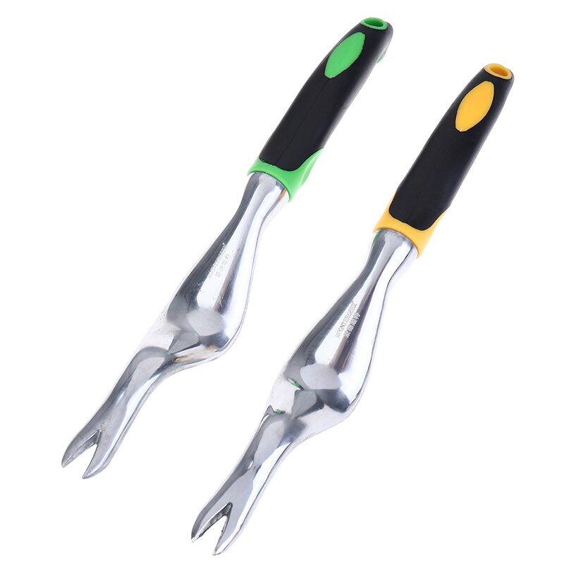 Weeder Fork Dig wild vegetable farmer puller Heavy Duty Hand Weeder Garden Weeding Removal Cutter Tools with Ergonomic Handle