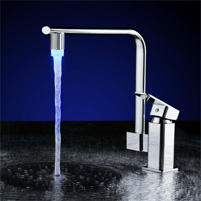 Aérateur pour robinet | Voyant led couleur bleue sans batterie (aérateur pour robinet) avec adaptateurs: Default Title