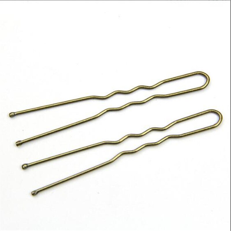 20 Pcs Vrouwen U-vormige Haarspeld Haar Clips Pins Metalen Baret Vrouwen Haar Styling Tools Accessoires Gevlochten Haar Gereedschap: Goud