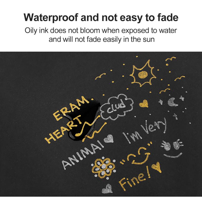 1pc Colorful car Paint pen Tyre Tire Tread CD Metal Paint Marker pen Waterproof Permanent DIY Art Painting Marker Pen