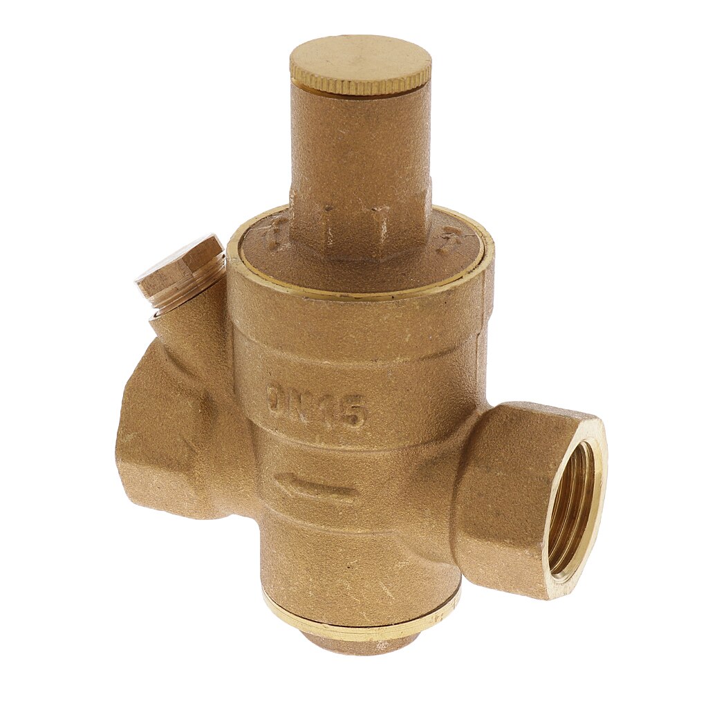 DN15 1/2' Water Pressure Regulator Valve Lead-free Water Pressure Reducer Easy to Install