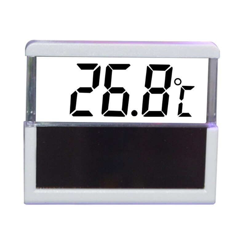 Lcd Digitale Aquarium Thermometer Zonne-energie Temperatuur Monitor Voor Aquarium