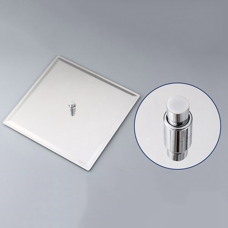Chrome Polished Ultrathin Shower Head 16/20 inch Square Rainfall Shower Head Bathroom Large Flow Showerhead rain shower